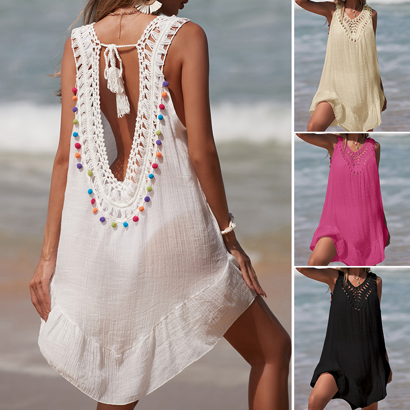 Vrouwen V-hals Backless Hollow - Cover Up Kaftan recensie en prijs