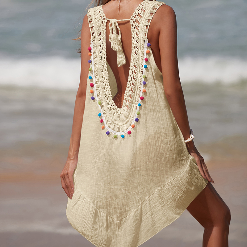 Vrouwen V-hals Backless Hollow - Cover Up Kaftan recensie en prijs