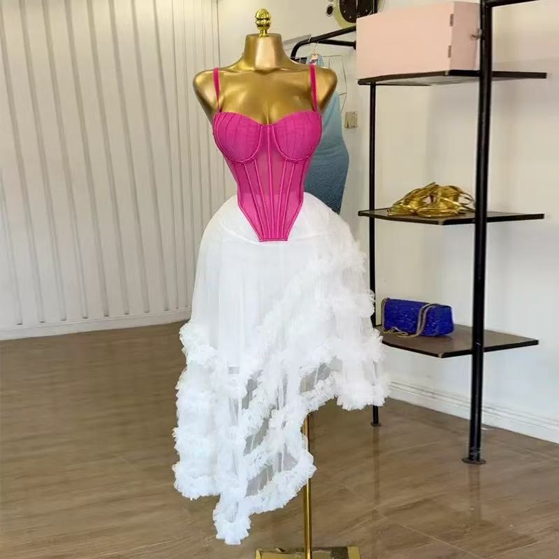 Dames Jurk Set Tuniek Onregelm - Crop Top Crochet recensie en prijs