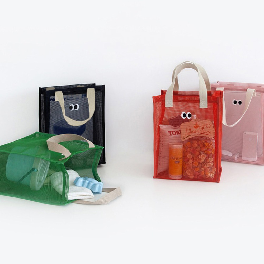 Grote strandtas van mesh-stof  - Tote Bag Beach recensie en prijs