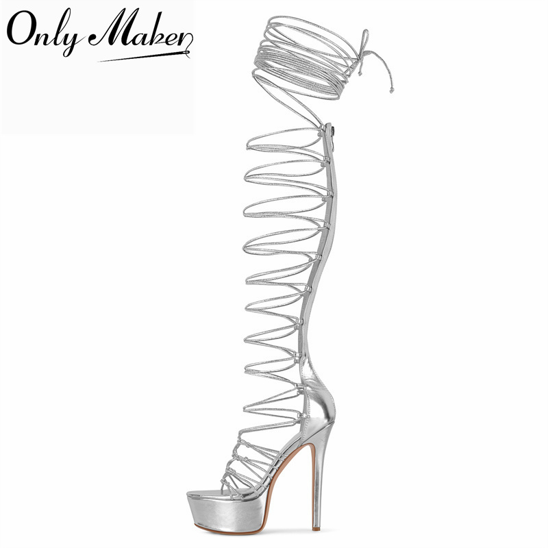 Onlymaker Sliver Peep Toe Vete - Sandal Strappy Heeled recensie en prijs