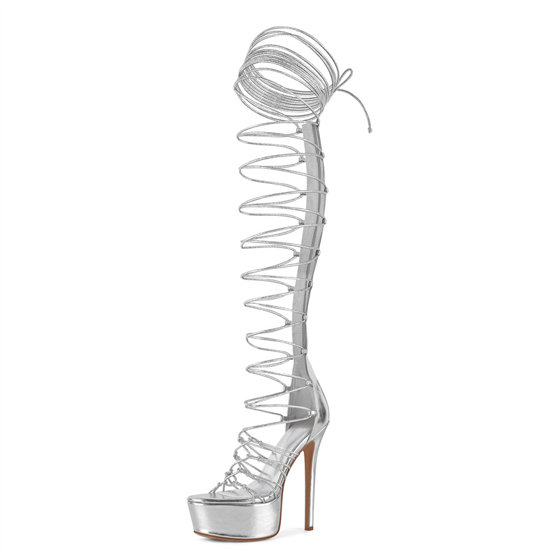 Onlymaker Sliver Peep Toe Vete - Sandal Strappy Heeled recensie en prijs