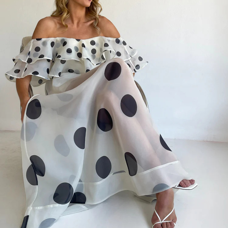 Dames korte mouwen lange rok 2 - Romper Floral Print recensie en prijs