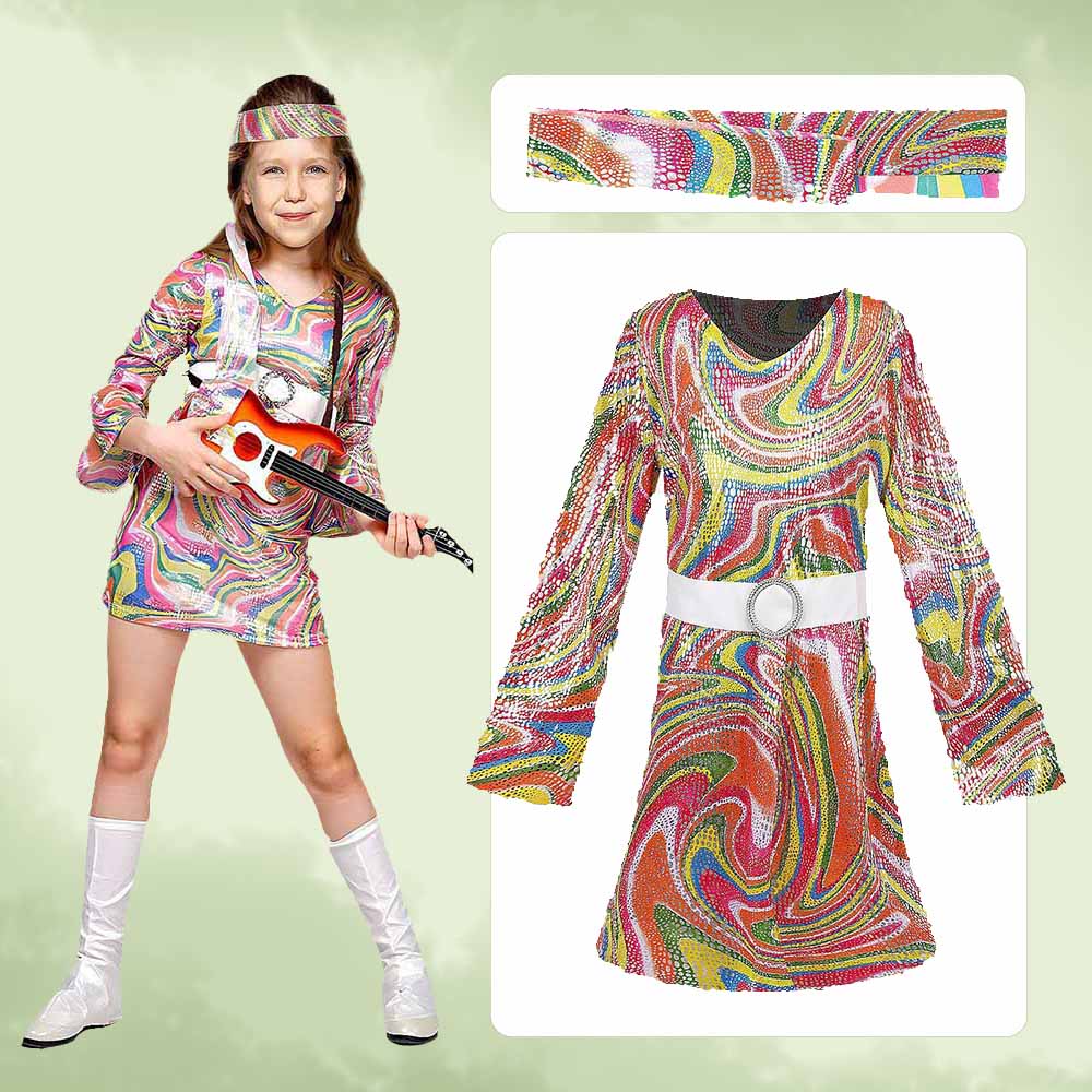 Retro jaren '70 hippie jurk me - Romper Floral Print recensie en prijs