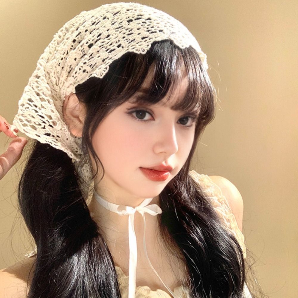 Zoete doorschijnende mesh bloe - Headband Summer Knit recensie en prijs